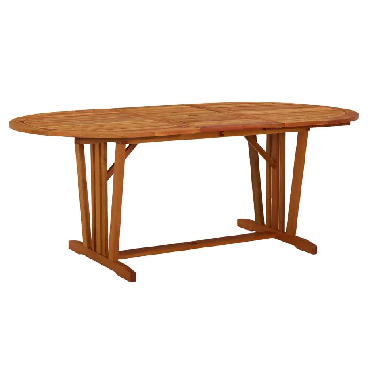 vidaXL Table de Jardin Table avec Trou de Parasol Terrasse Table de Salle à Manger Meuble de Patio Extérieur 200x100x75 cm 316072 - vue 2