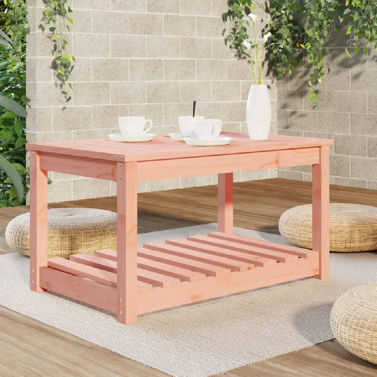 Vidaxl Table de jardin 82.5x50.5x45 cm - Bois de douglas