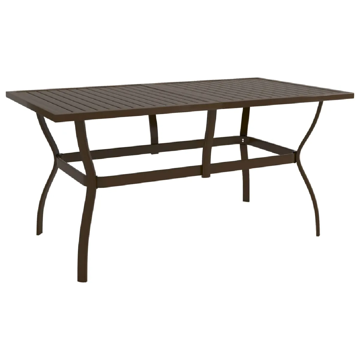vidaXL Table de jardin en acier - vue 2