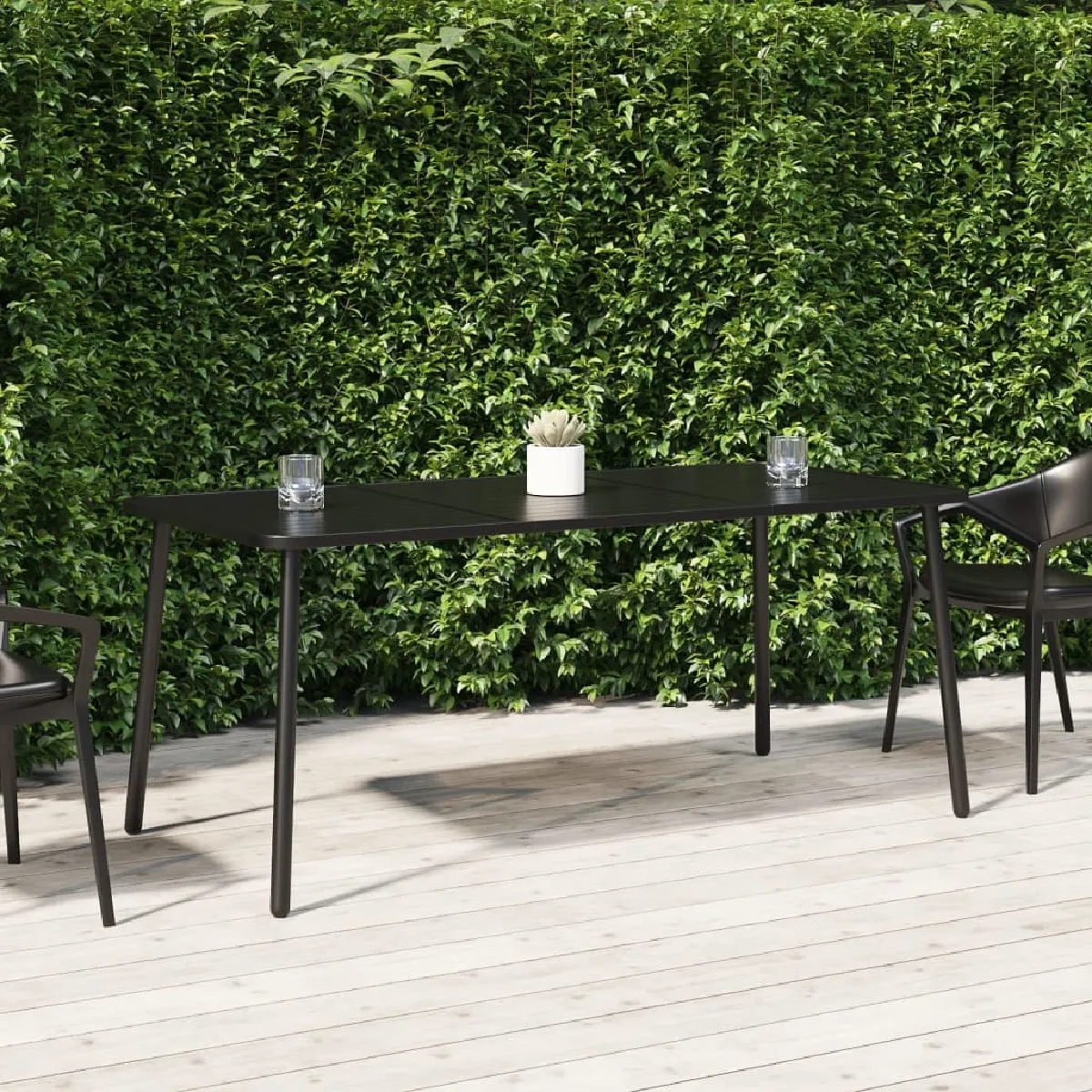 Vidaxl Table De Jardin - Anthracite