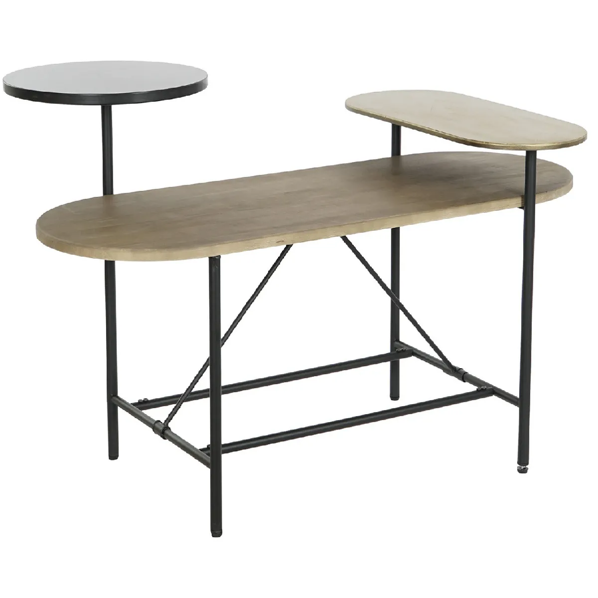 Comparer les prix de Pegane Multicolore - Métal/Marbre/MDF