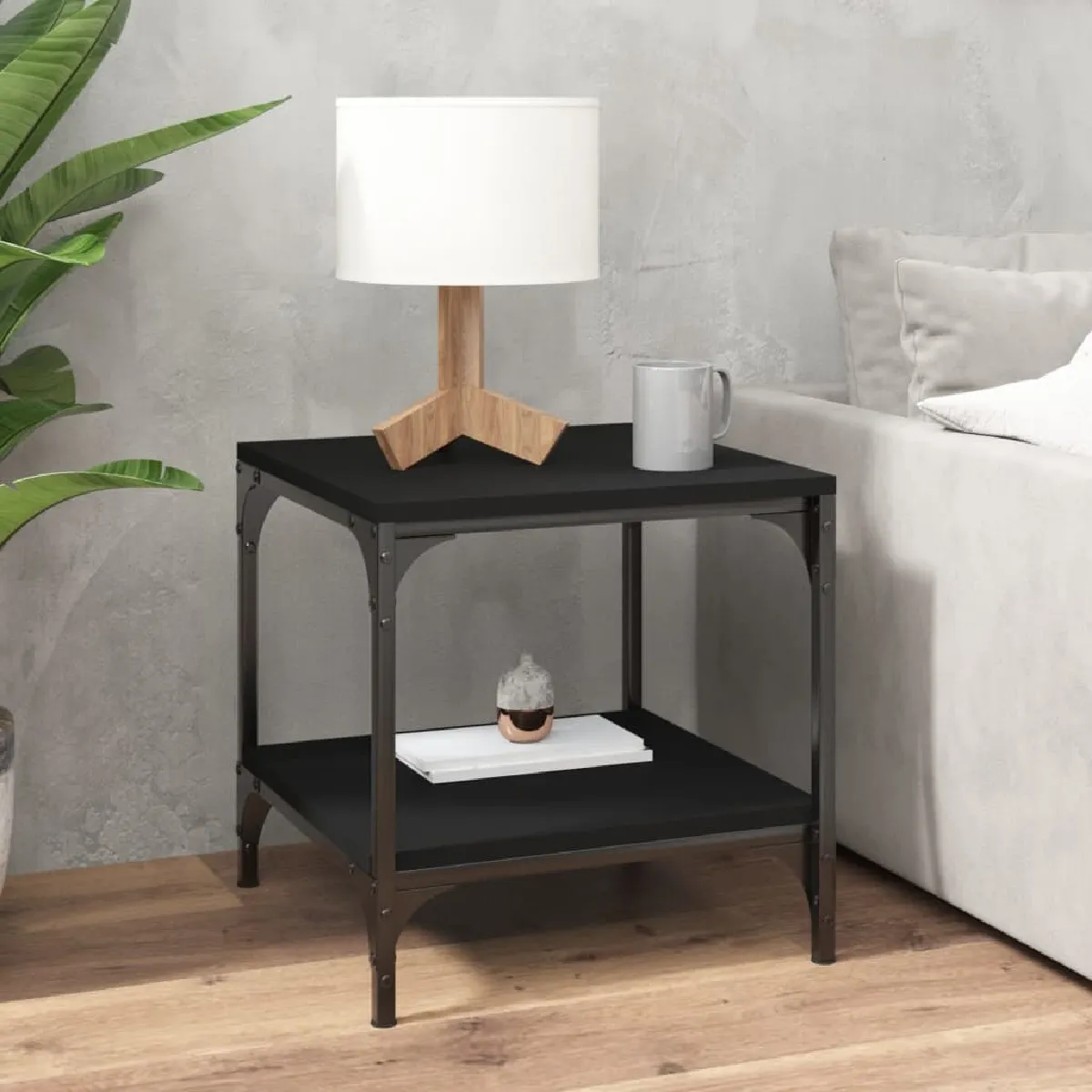 Comparer les prix de Maison Chic Table basse noir