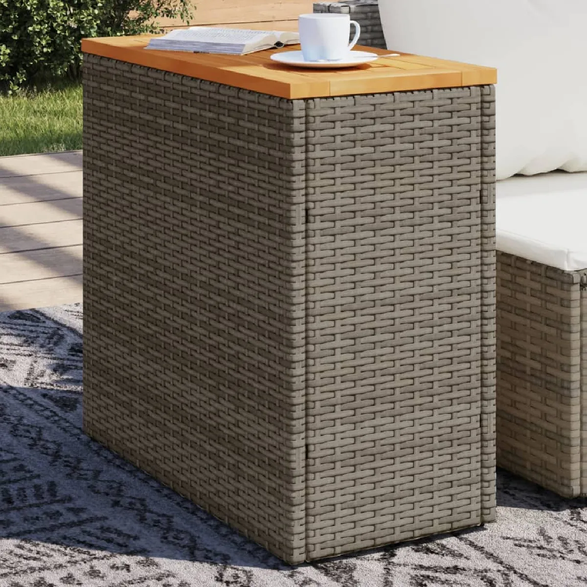 vidaXL Table d'appoint de jardin et - vue 4