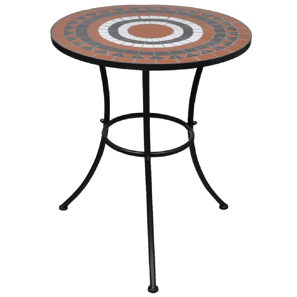 vidaXL Table de bistro mosaïque cuite - vue 3