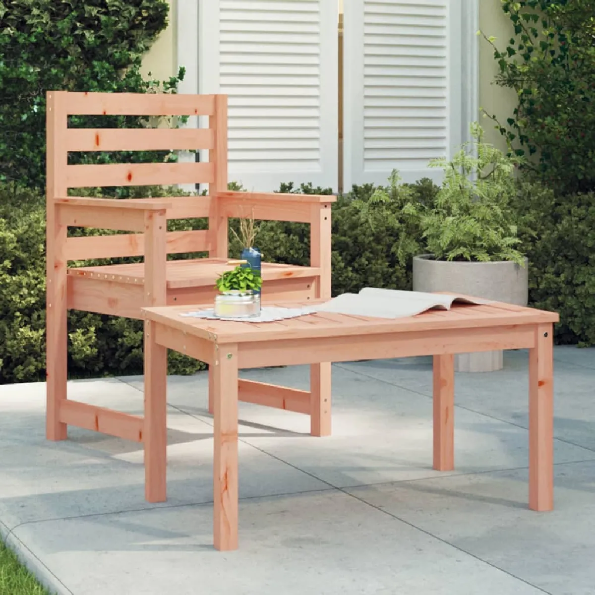 Vidaxl Table de jardin 825x505x45 cm de douglas