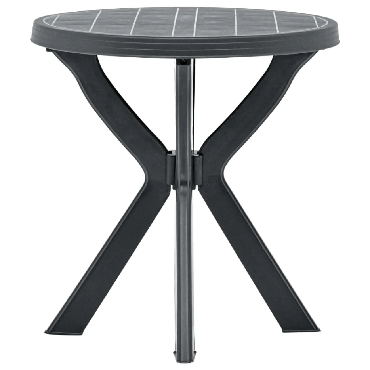 vidaXL Table de bistro - Anthracite