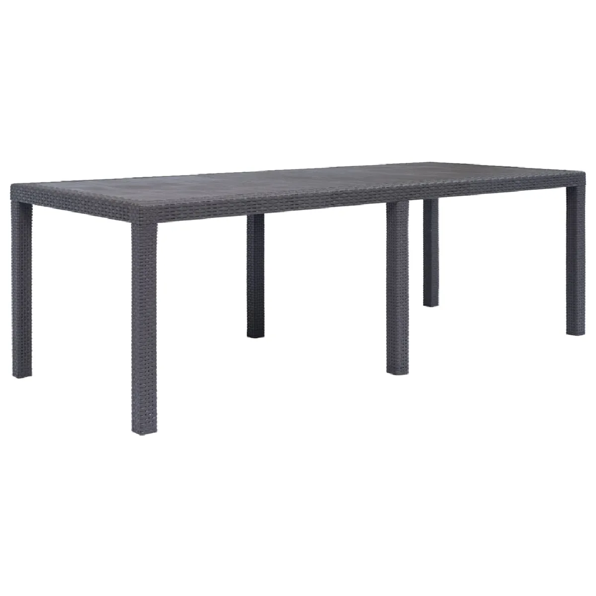 vidaXL Table de jardin 190x90x75 cm - vue 5