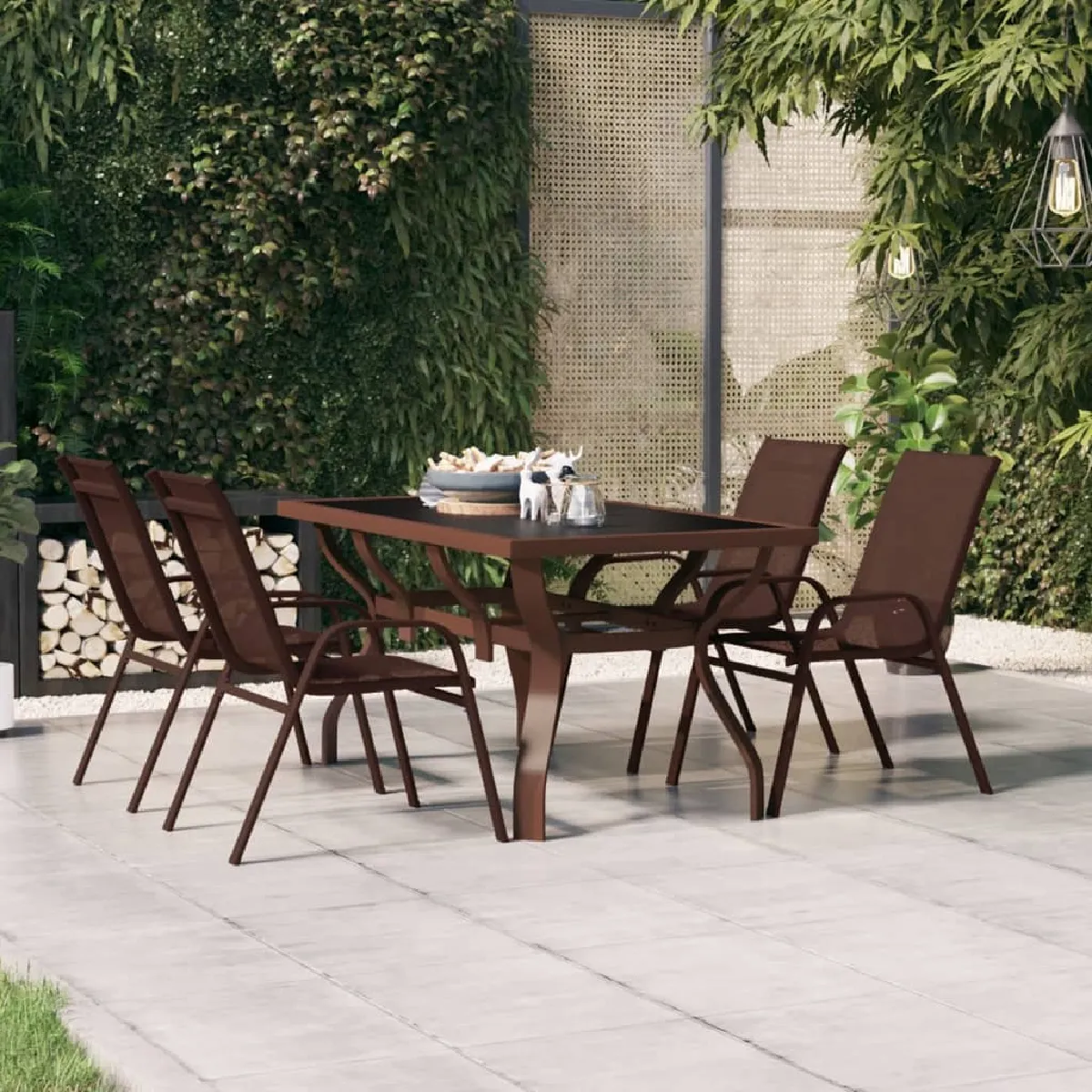 VIDAXL Table de jardin et - vue 2