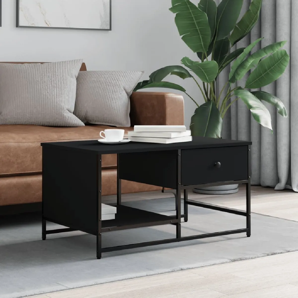 Vidaxl Noir Table Basse