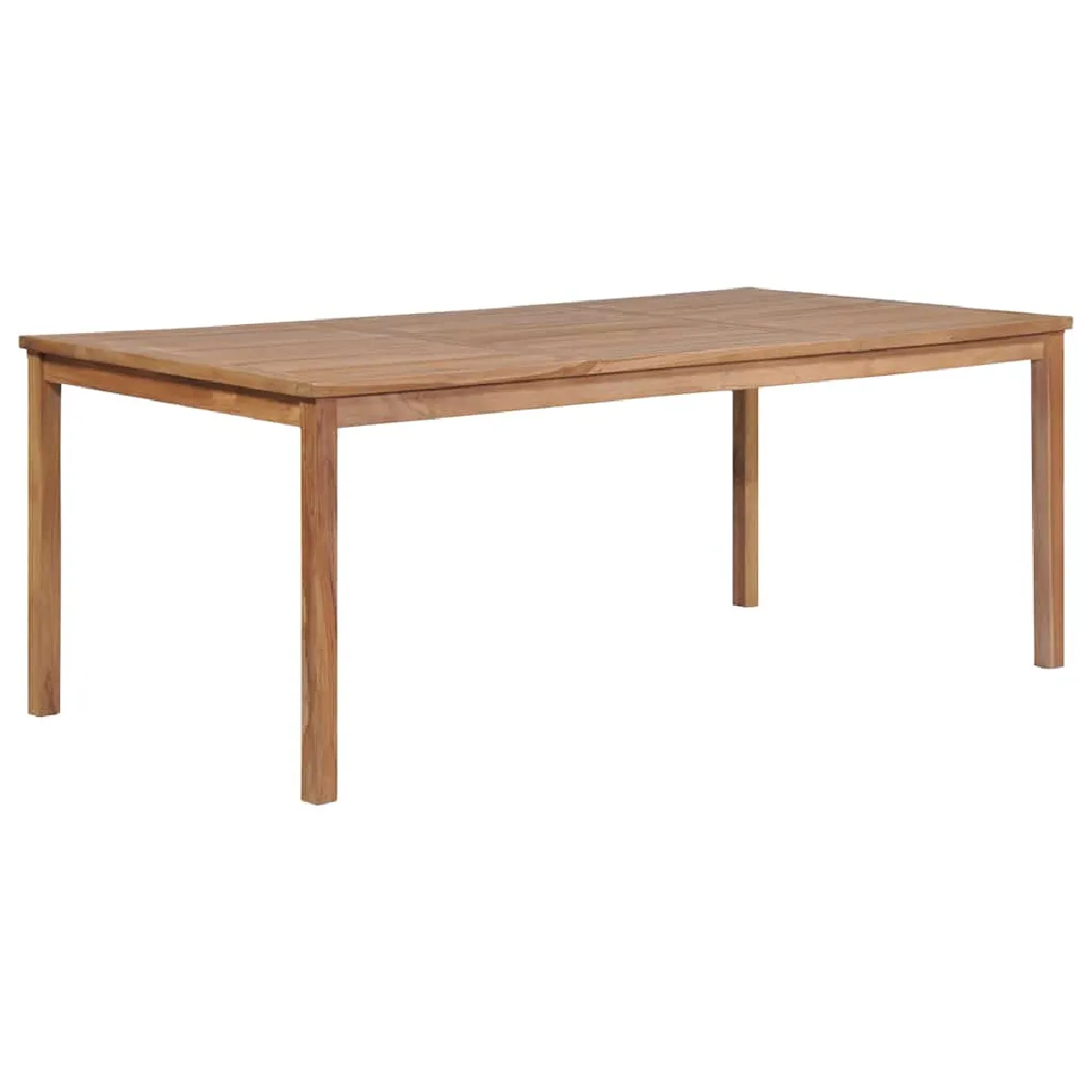 vidaXL Table de jardin 200x100x77 cm Bois de teck