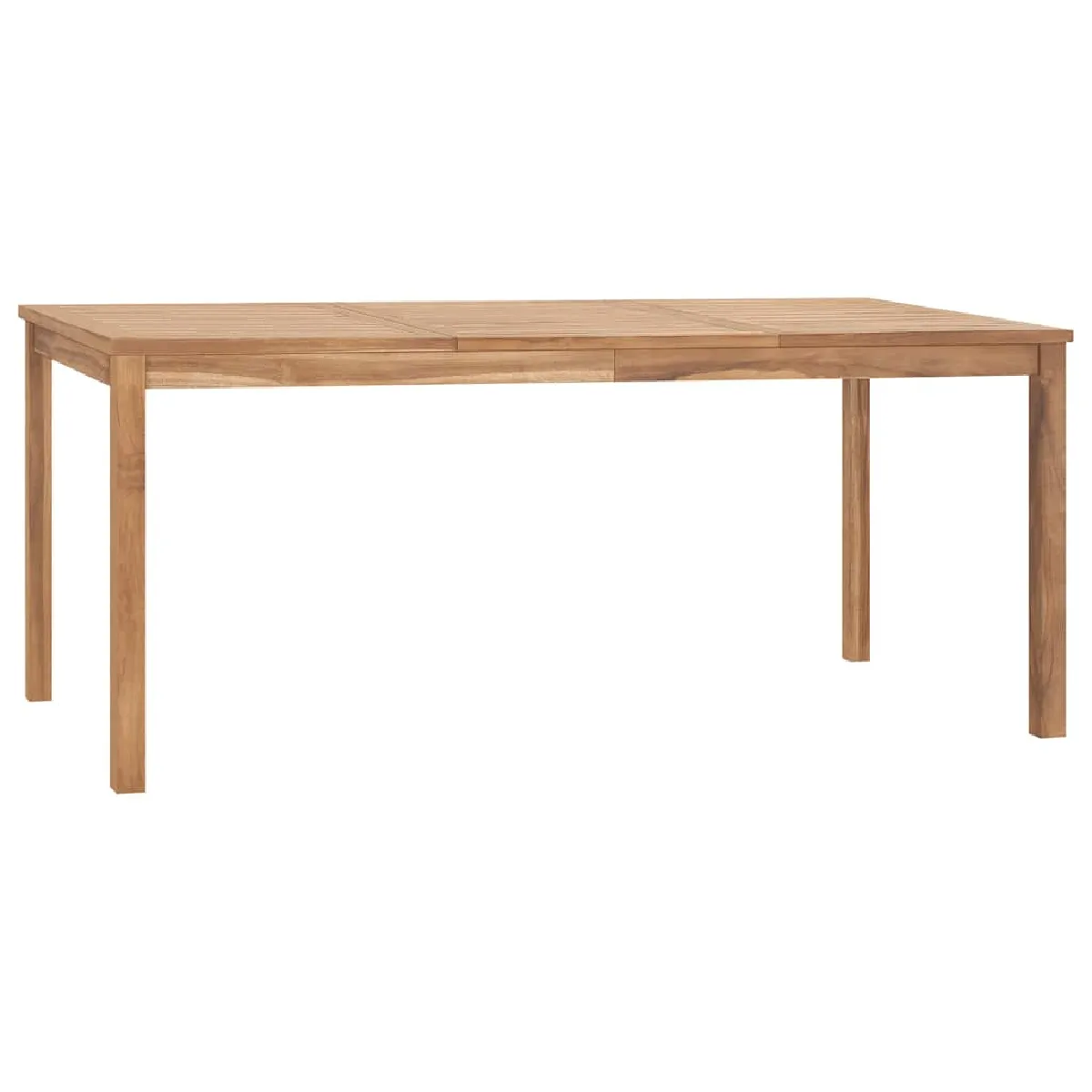 vidaXL Table de jardin en teck massif