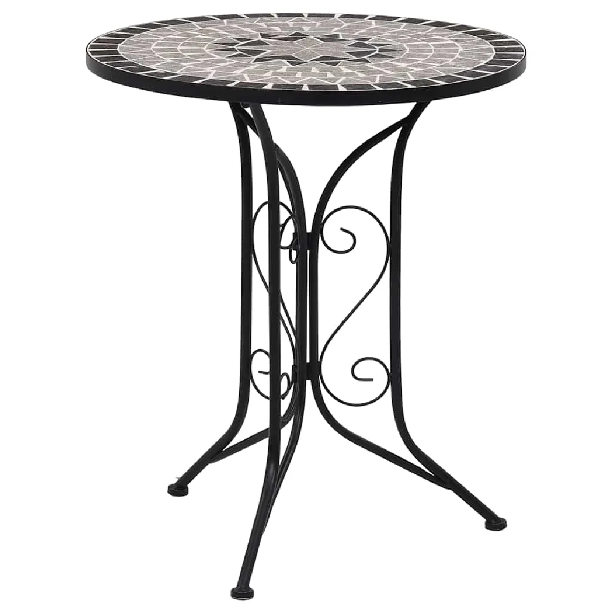 vidaXL Table de bistro mosaïque - vue 4