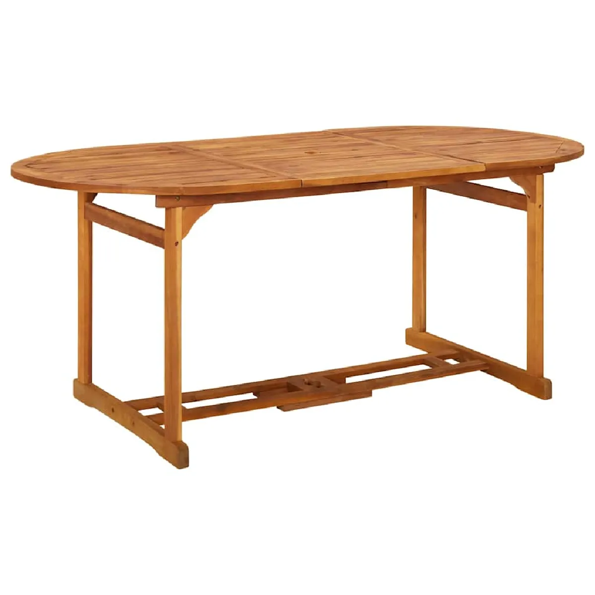 VIDAXL - Table de jardin - Bois d'acacia - 180x90x75 cm - Image 3
