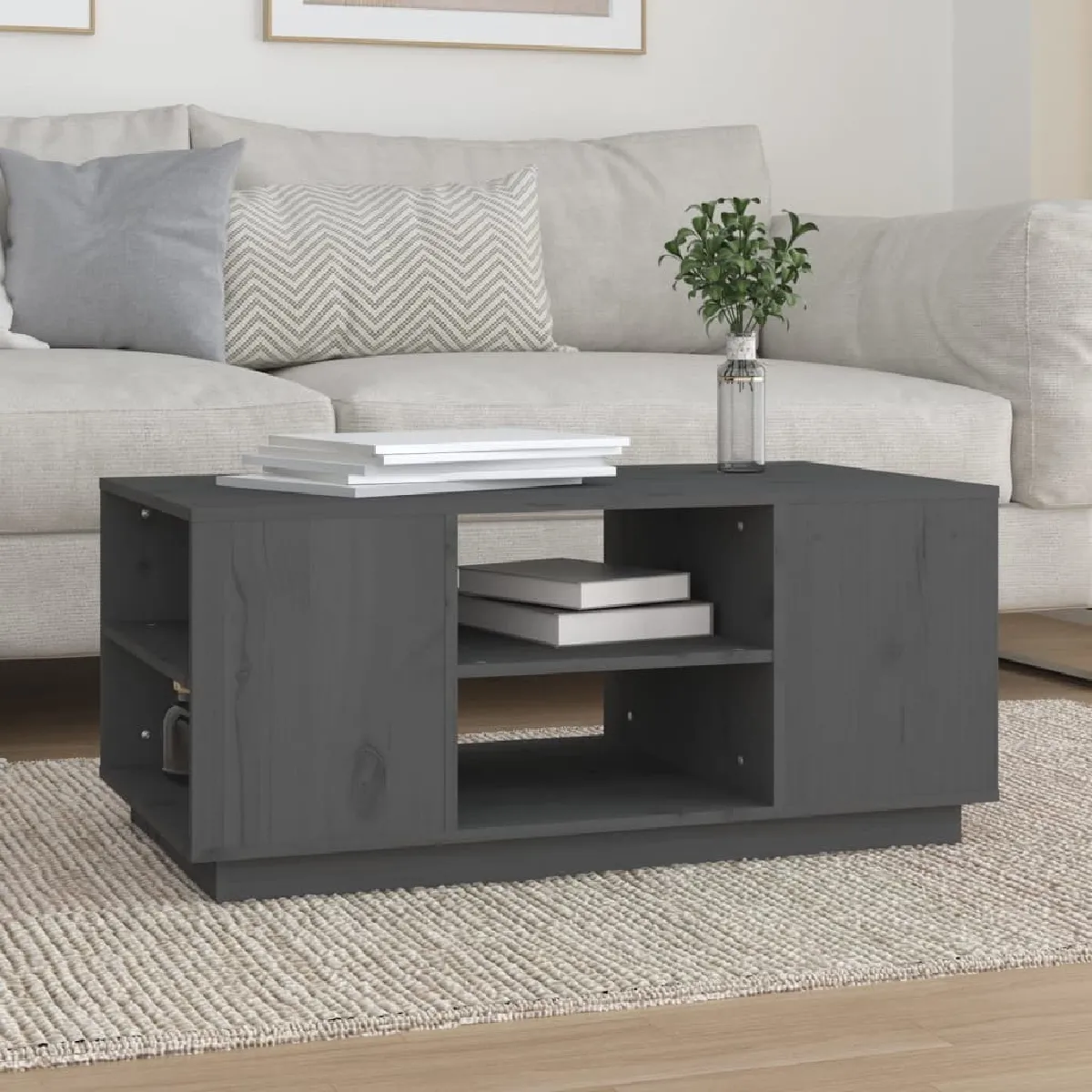 Comparer les prix de Maison Chic Table basse - Bois Massif