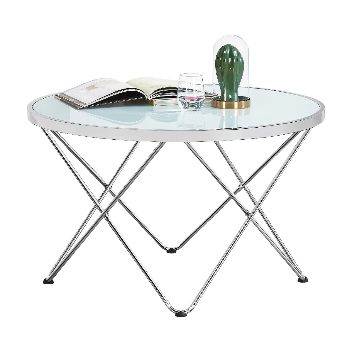 Comparer les prix de en_casa Nikkeby ronde 80 x 50 cm