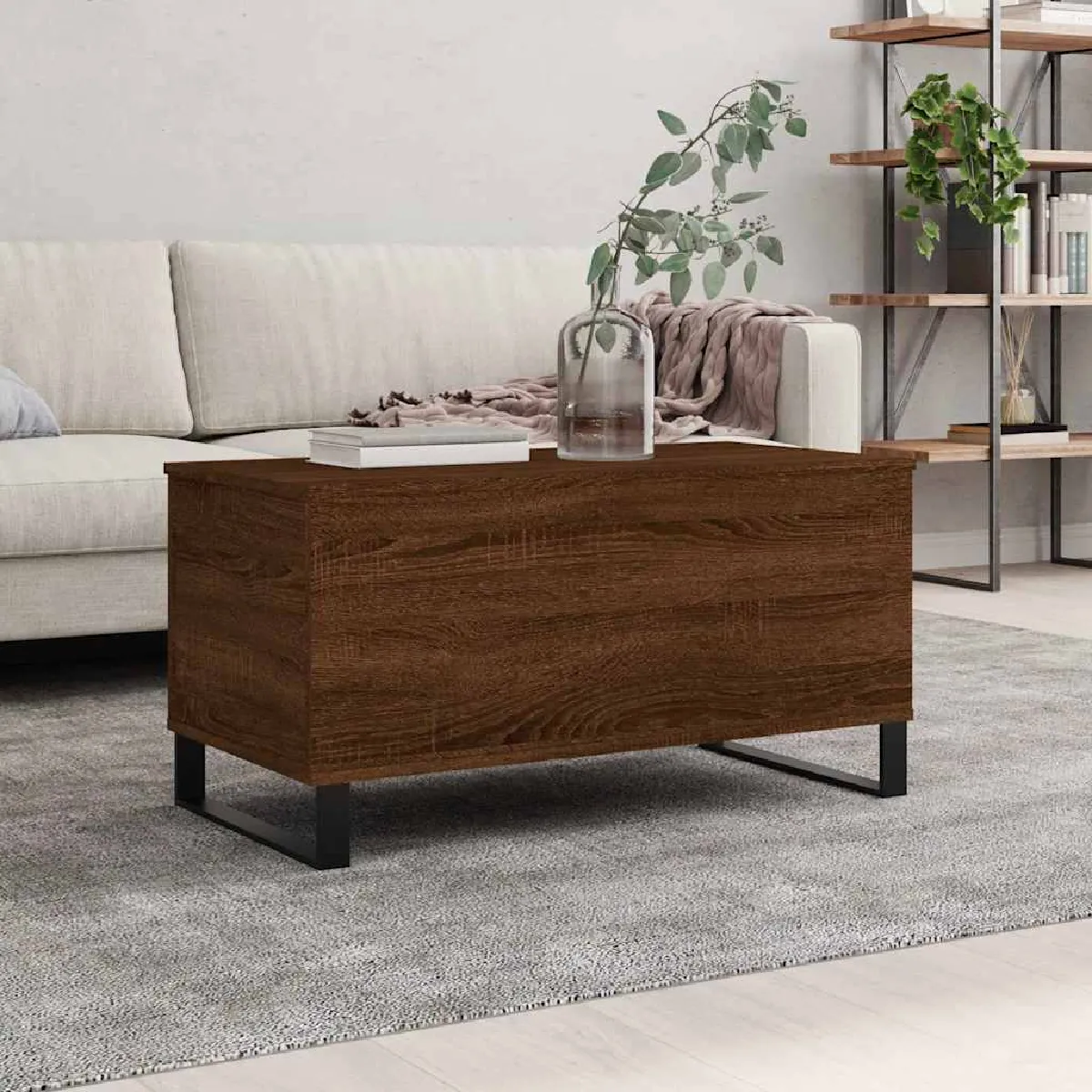 Meilleurs prix pour vidaXL Table basse chêne marron - Bois d'ingénierie