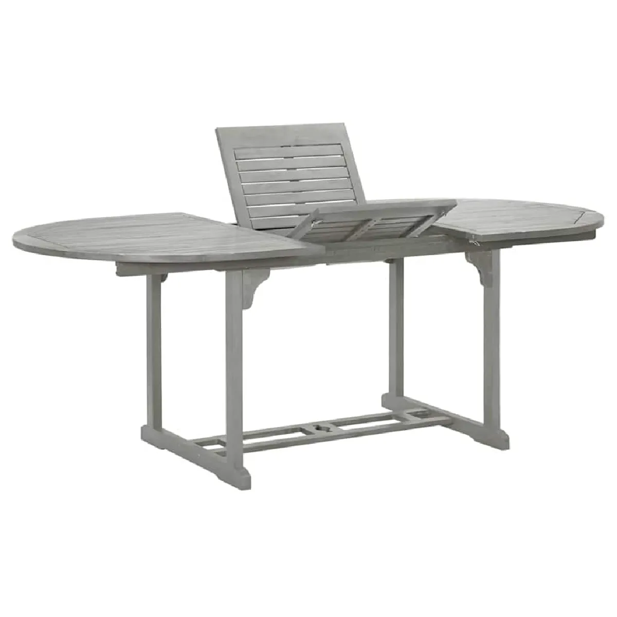 vidaXL Table de jardin 200x100x74 cm Bois d'acacia massif - vue 2