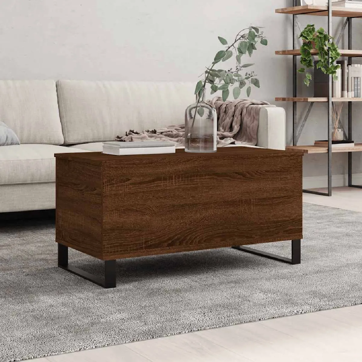 Meilleurs prix pour vidaXL Table basse chêne marron - Bois d'ingénierie