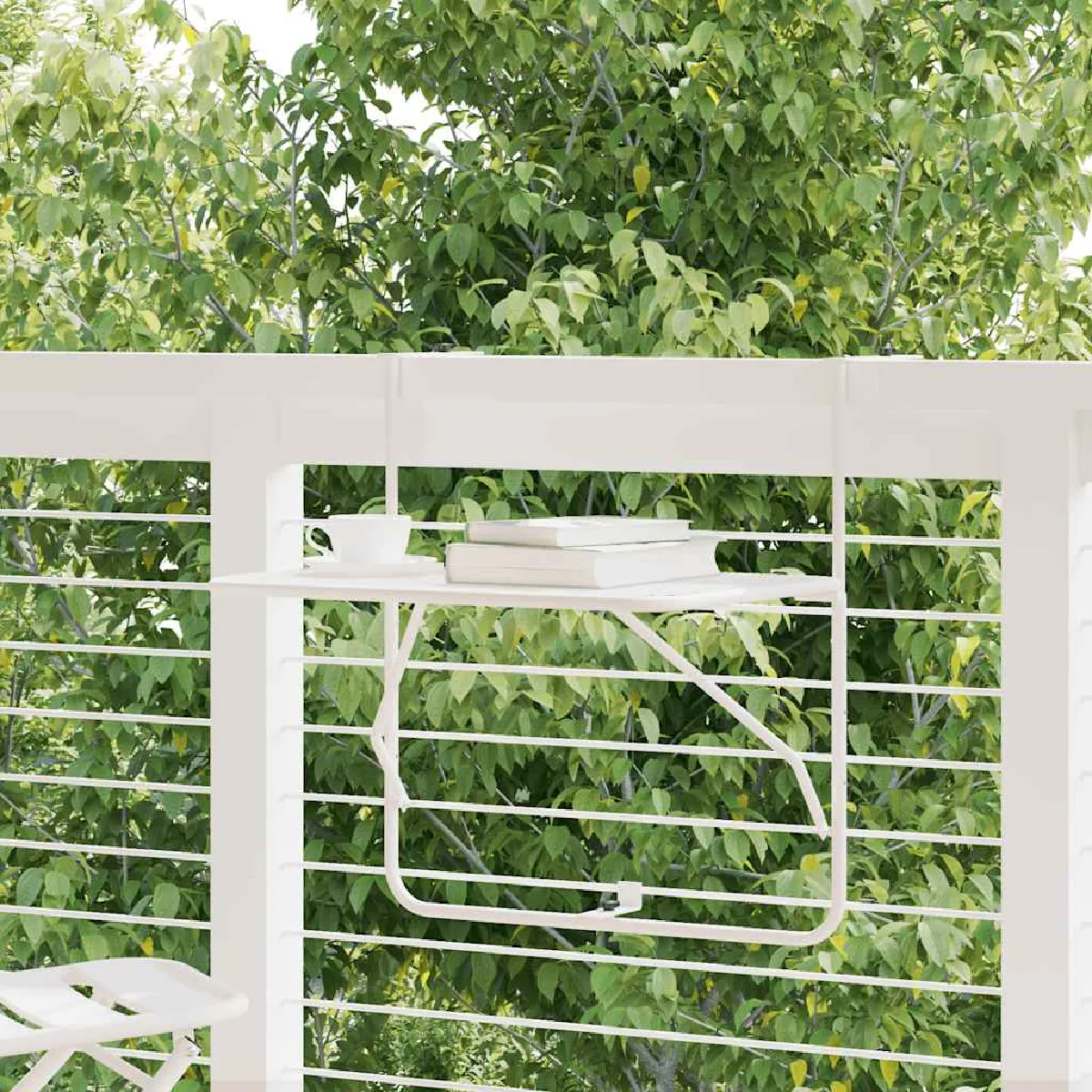 Vidaxl Table de balcon 60x40 cm