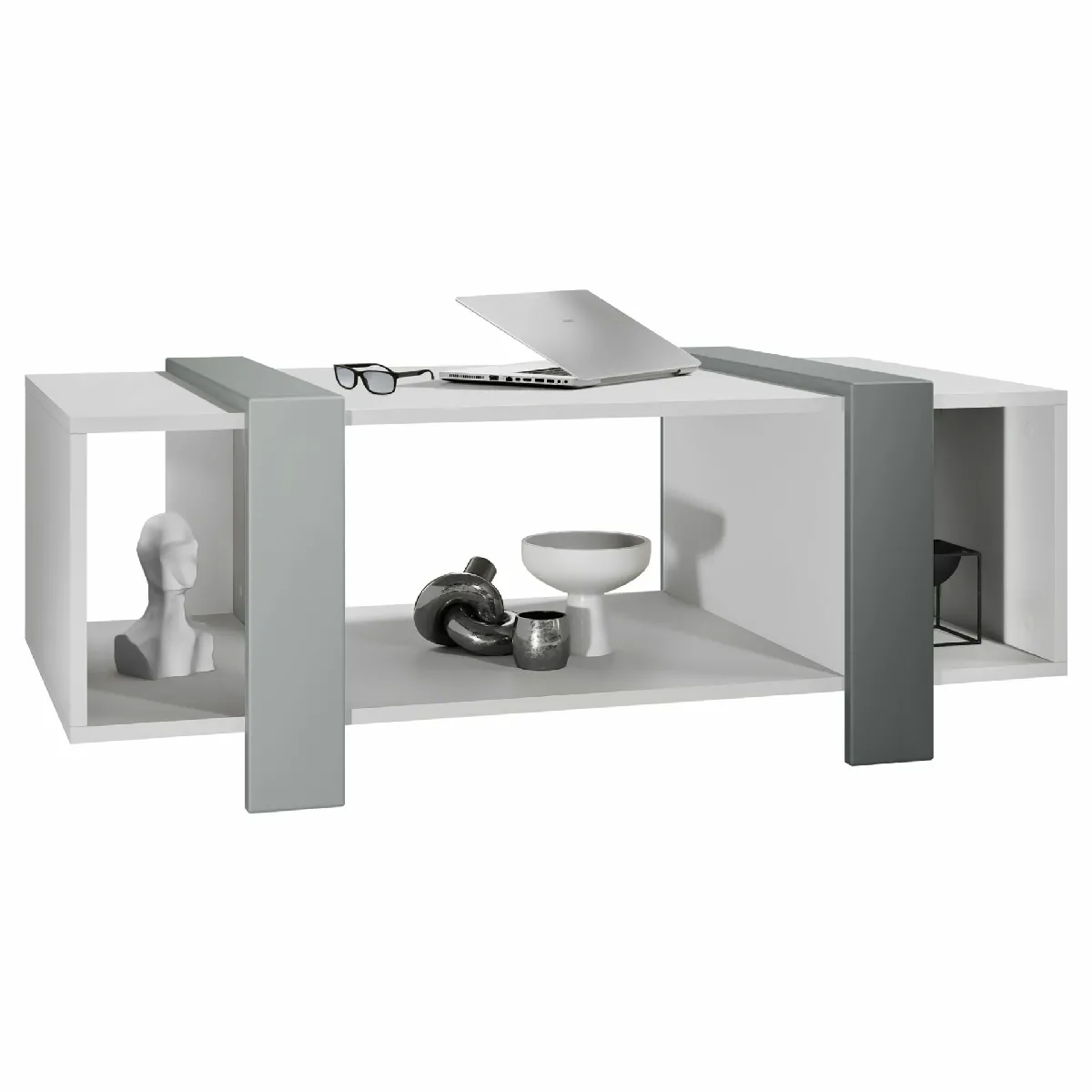 Meilleurs prix pour Table basse MPC - Blanc/graphite