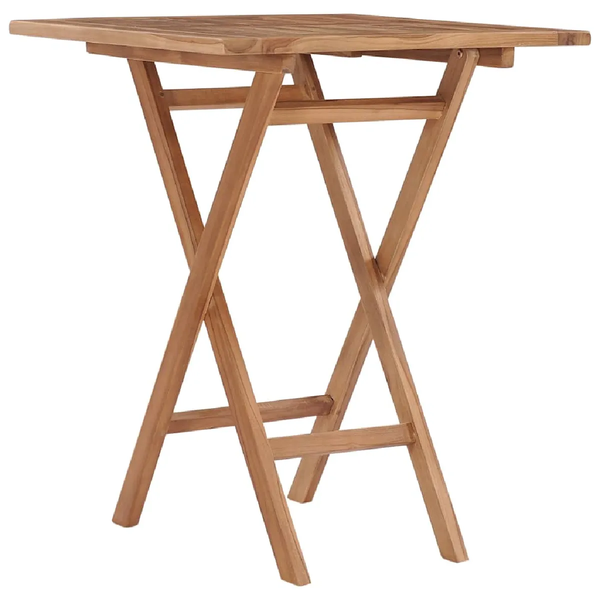 Vidaxl Table Pliable De Jardin 60X60x75 Cm Bois De Teck Solide - Image 3