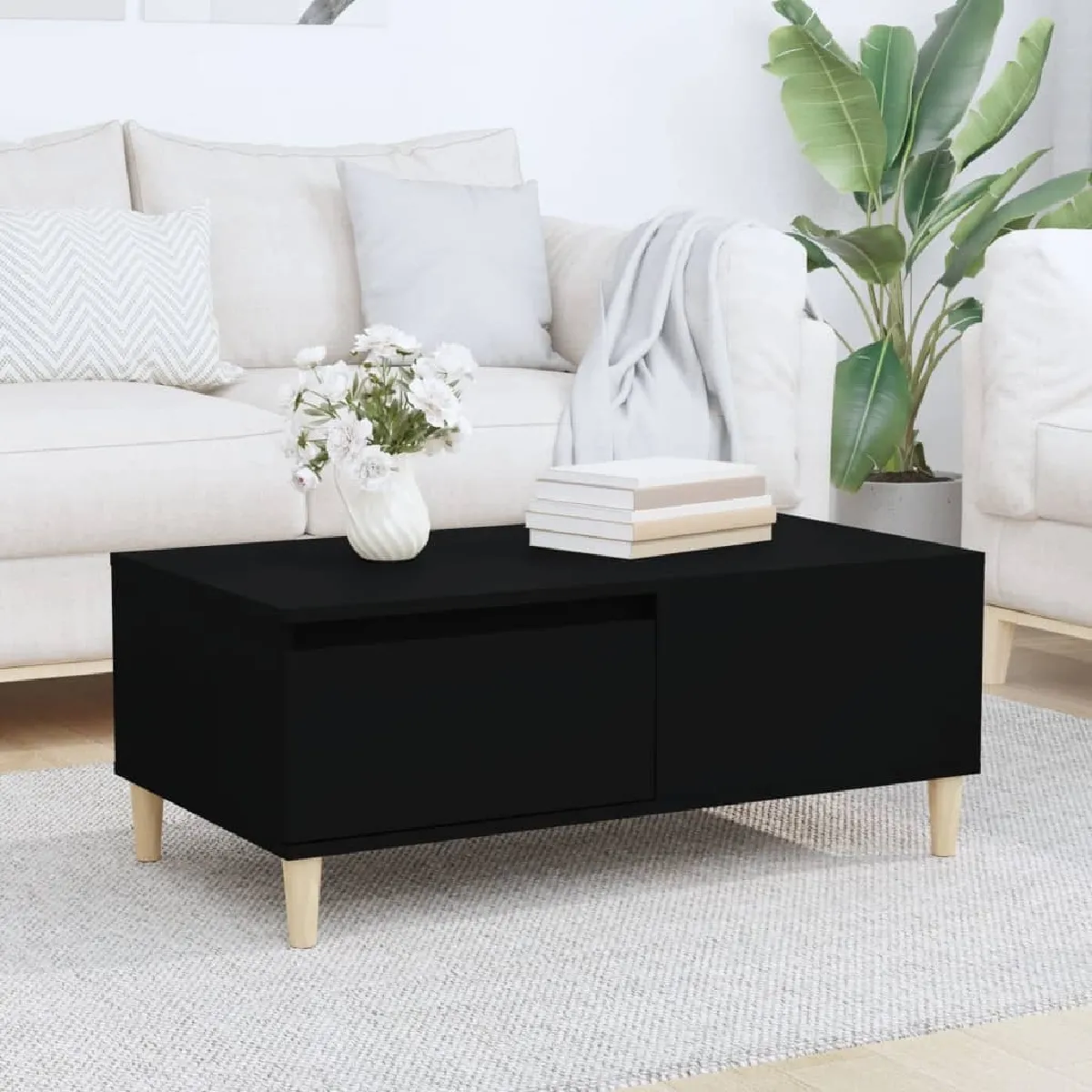 Comparer les prix de Table basse noir MN74164