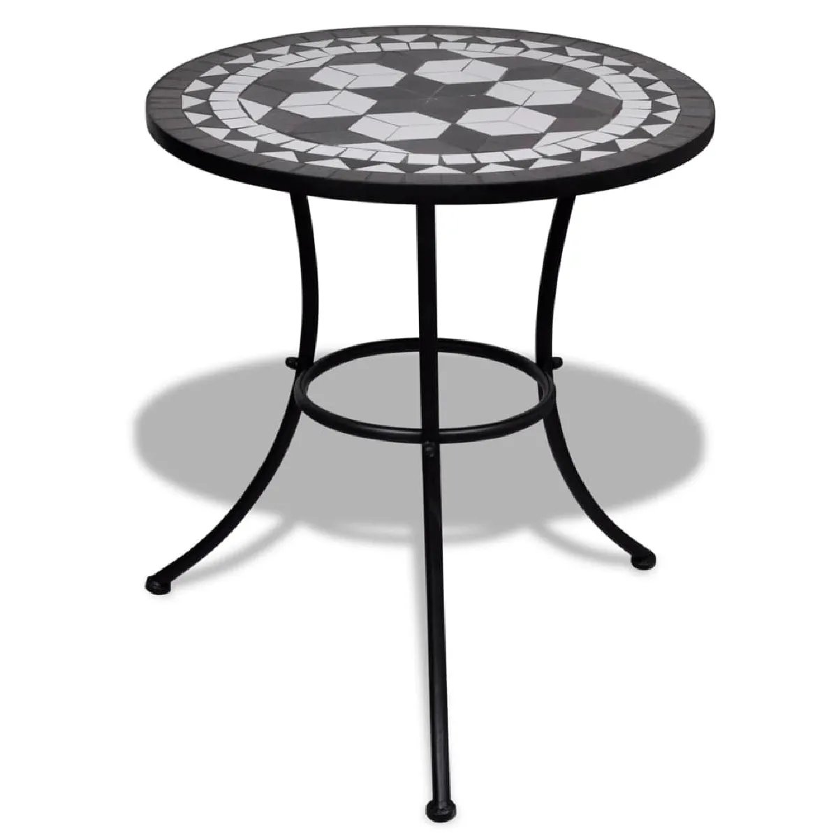 vidaXL Table de bistro et 60 cm Mosaïque - vue 2