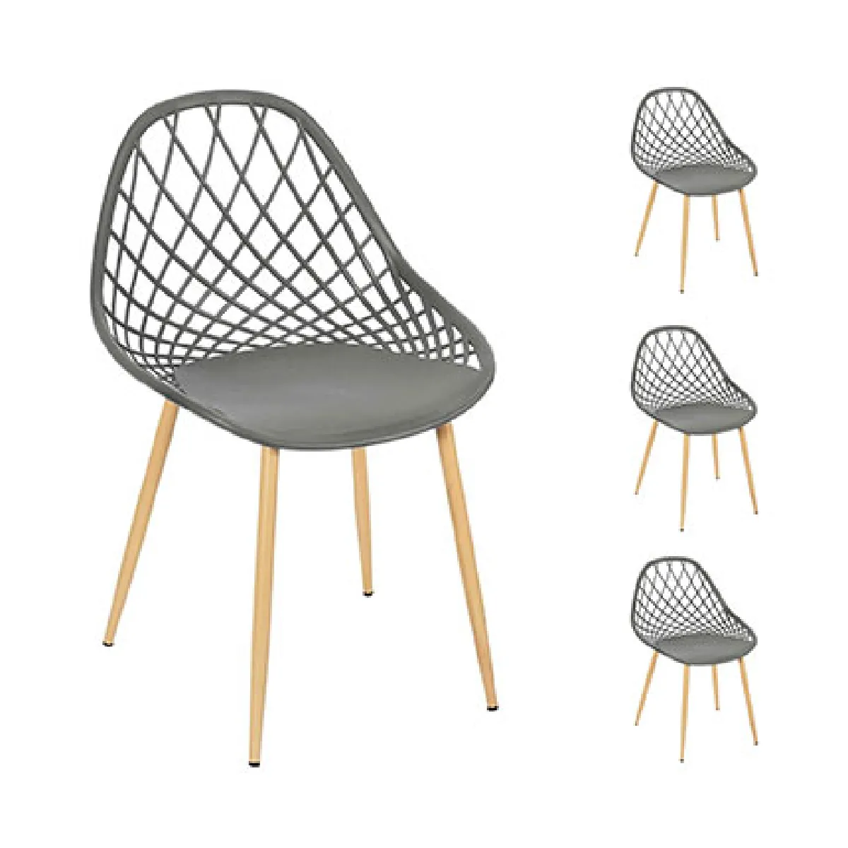 Mes Chaises de jardin Mally et naturel
