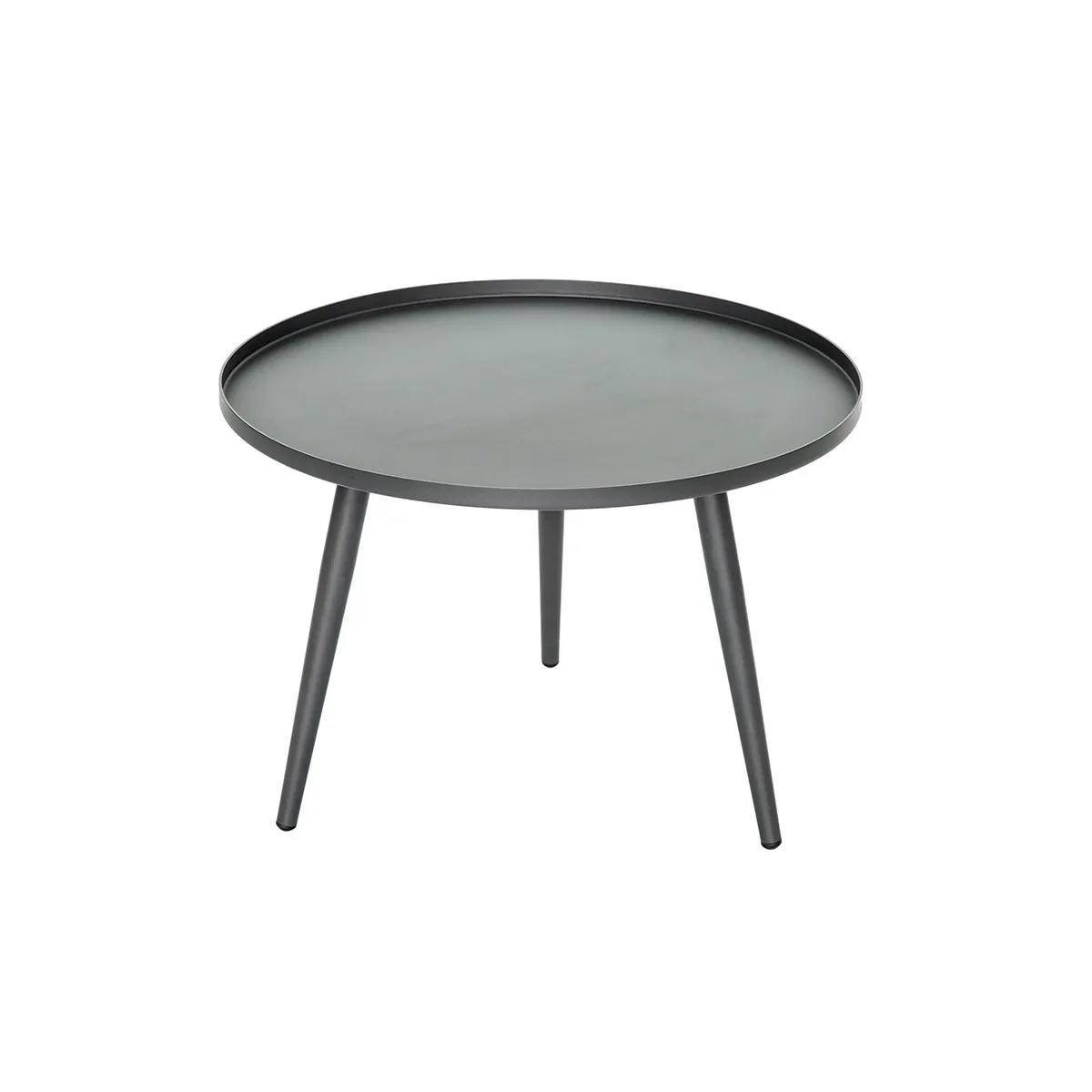 Table basse ronde semi gigogne diam.60 cm Antiparros - vue 2