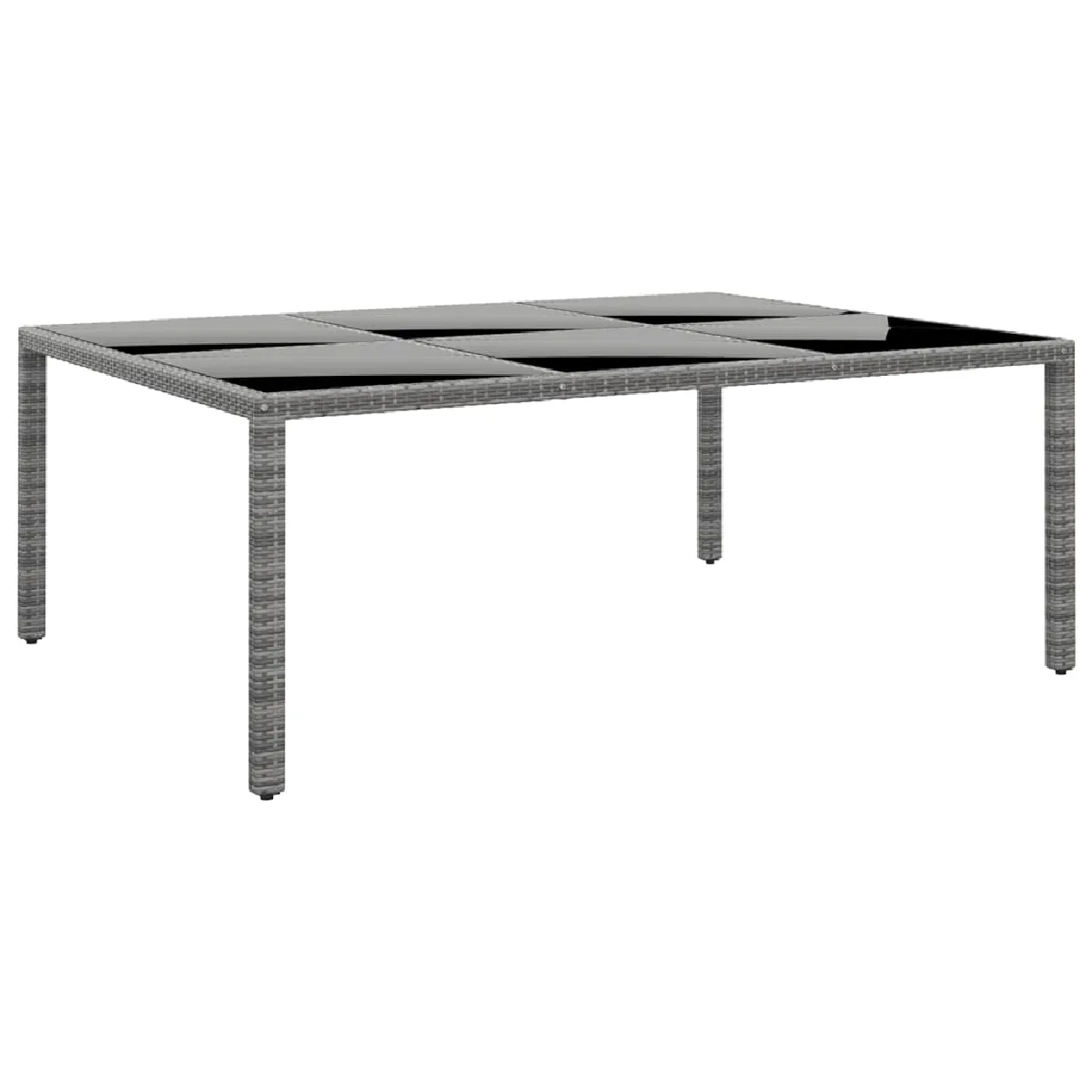 Vidaxl Gris Table De Jardin