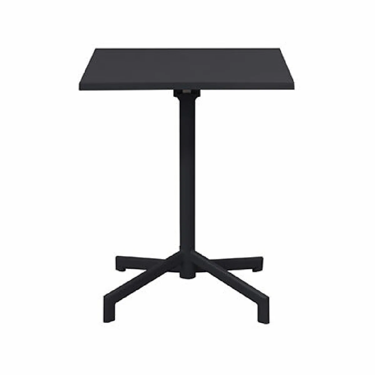 MES Table Jardin Métal Gris BACA - 60x60 cm