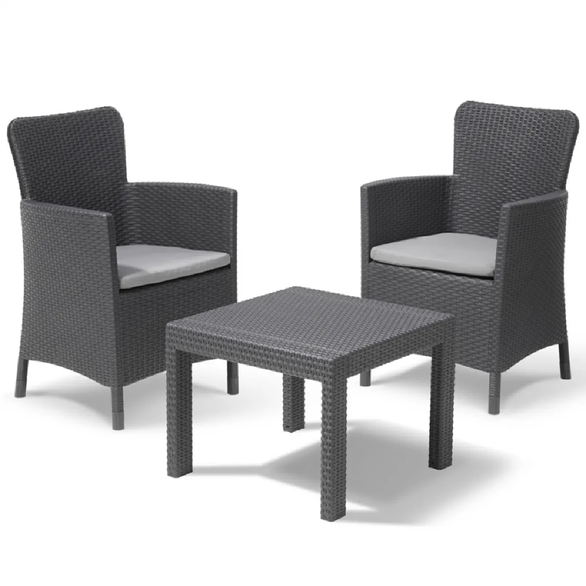 Allibert Mobilier Salvador 3 pcs - Graphite Allibert Mobilier Salvador 3 pcs - Graphite