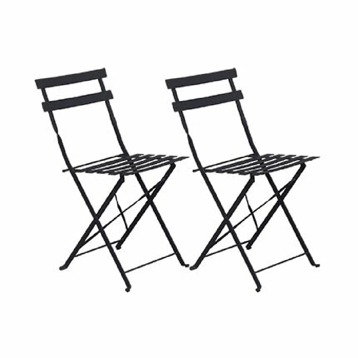 Mes Lot de 2 chaises de jardin pliables - vue 2