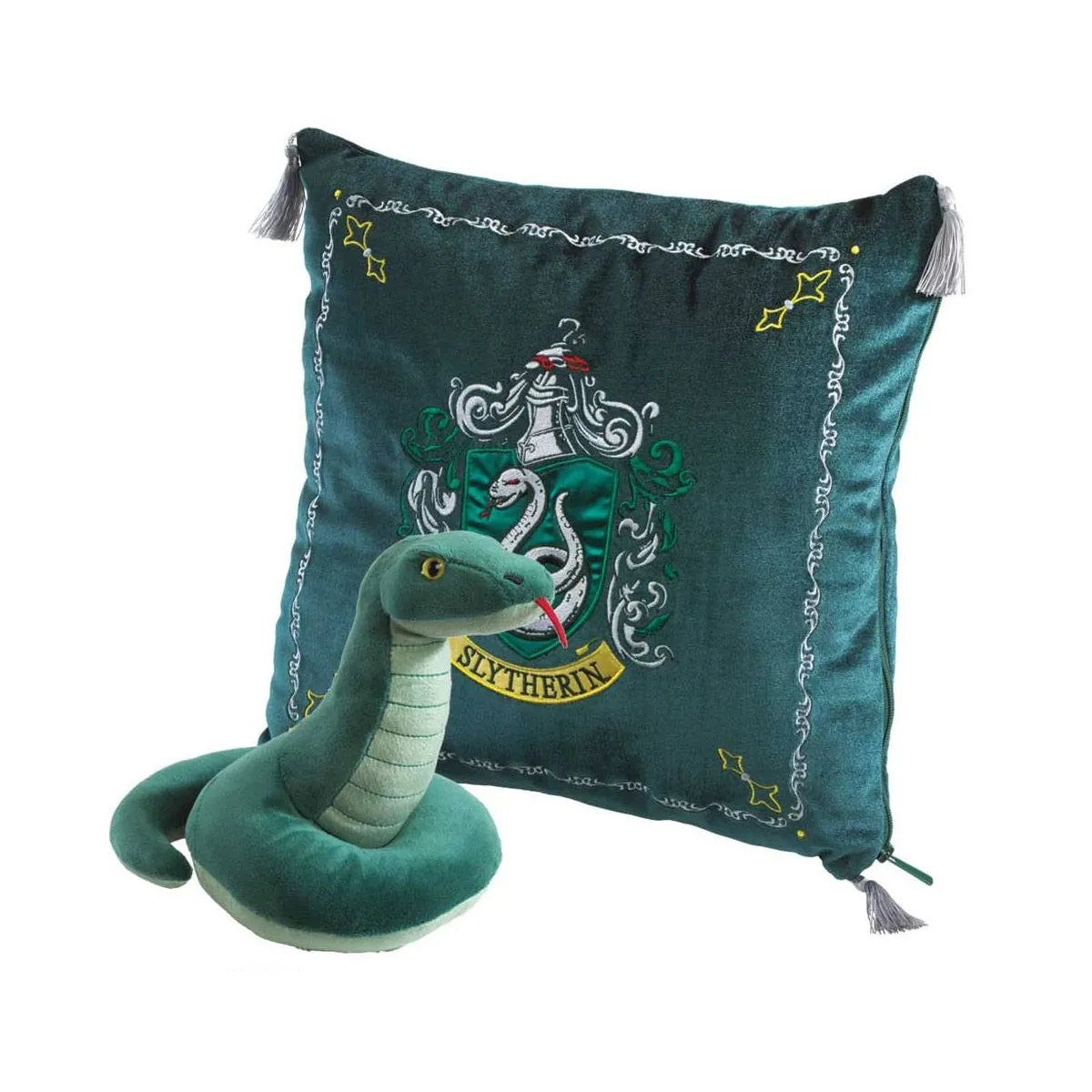 Noble Collection Oreiller Avec Peluche Harry Potter Serpentard