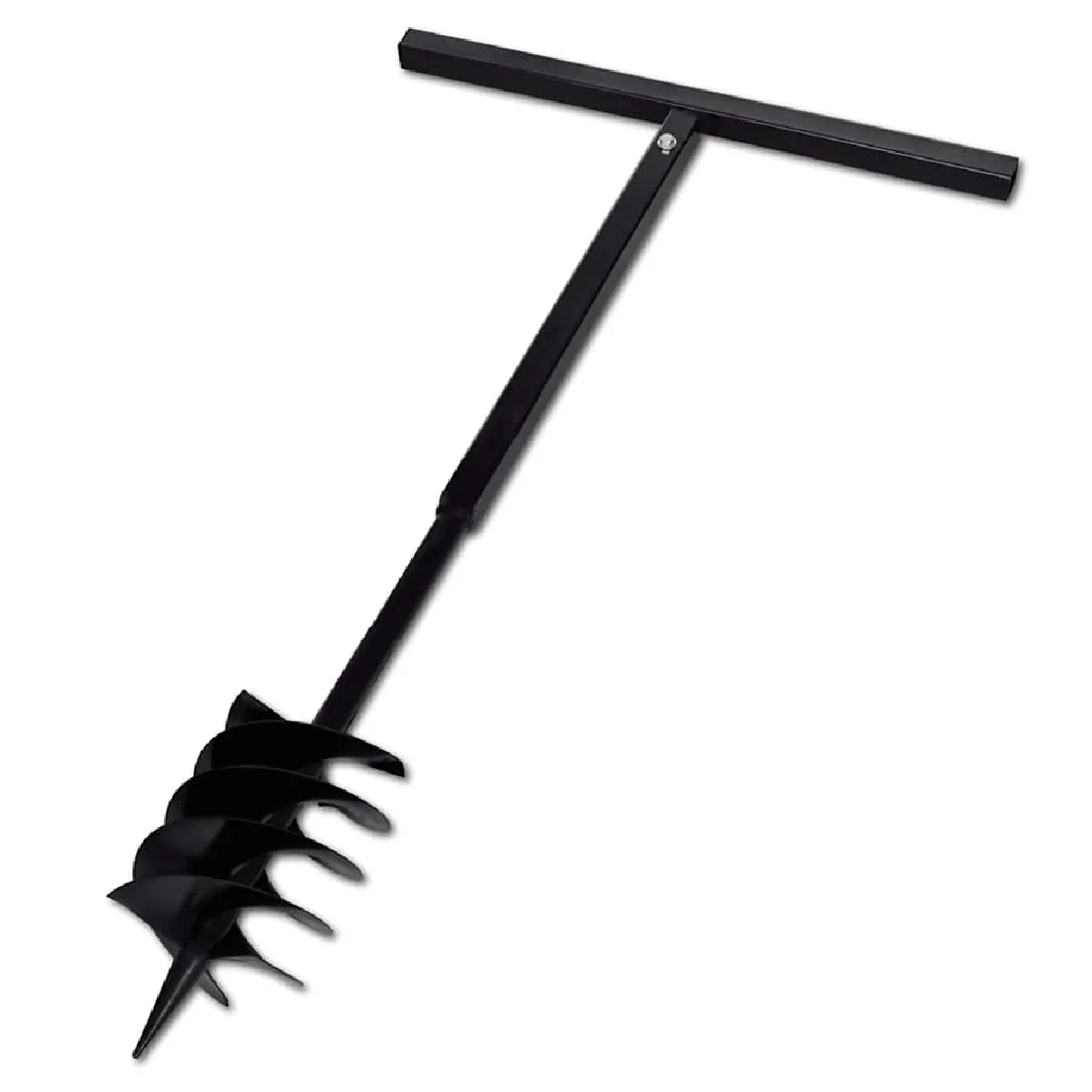 Vidaxl Noir Tarière De Sol Avec Mèche De Tarière 180 Mm Acier - Image 3
