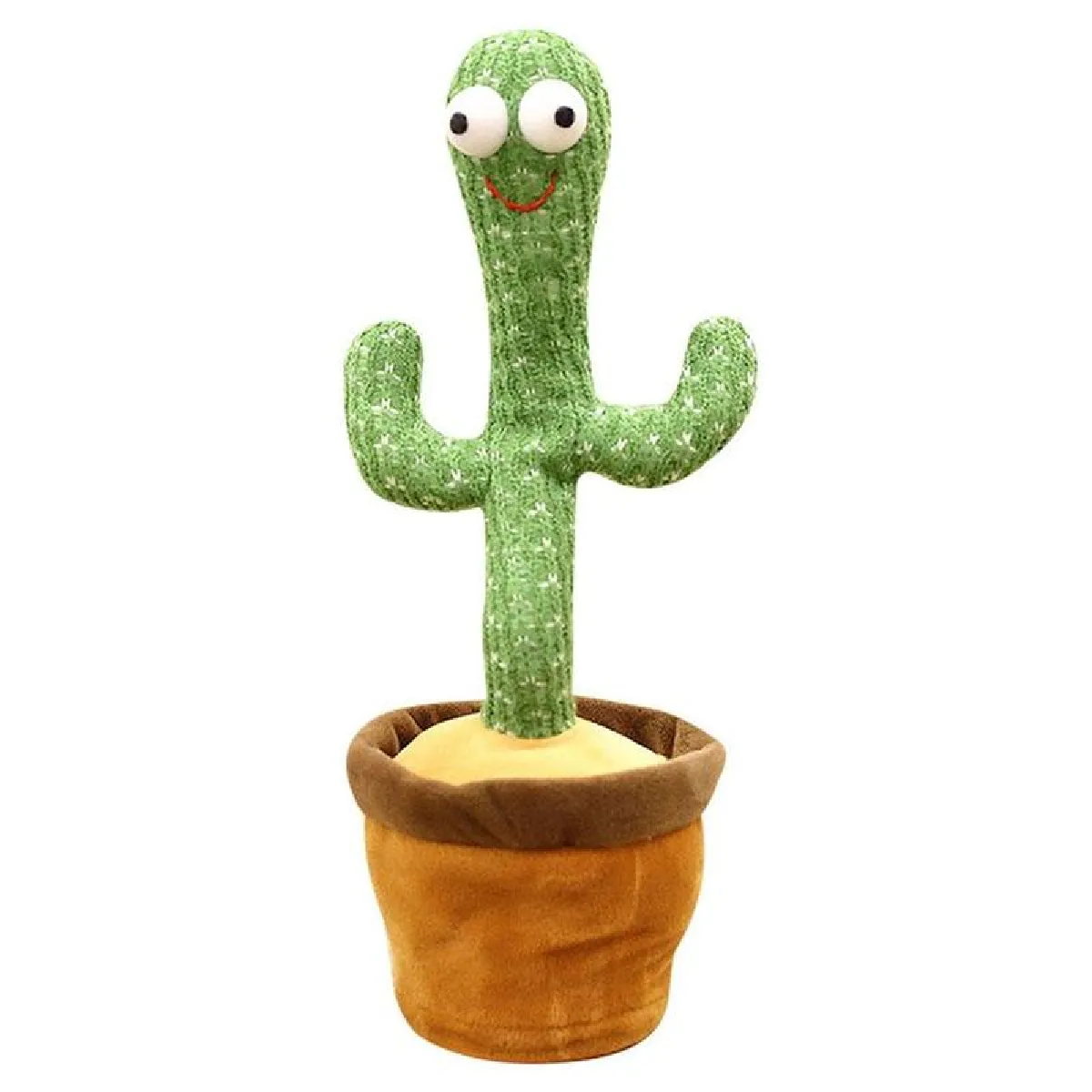 Jouet peluche cactus dansant et chantant - Vert