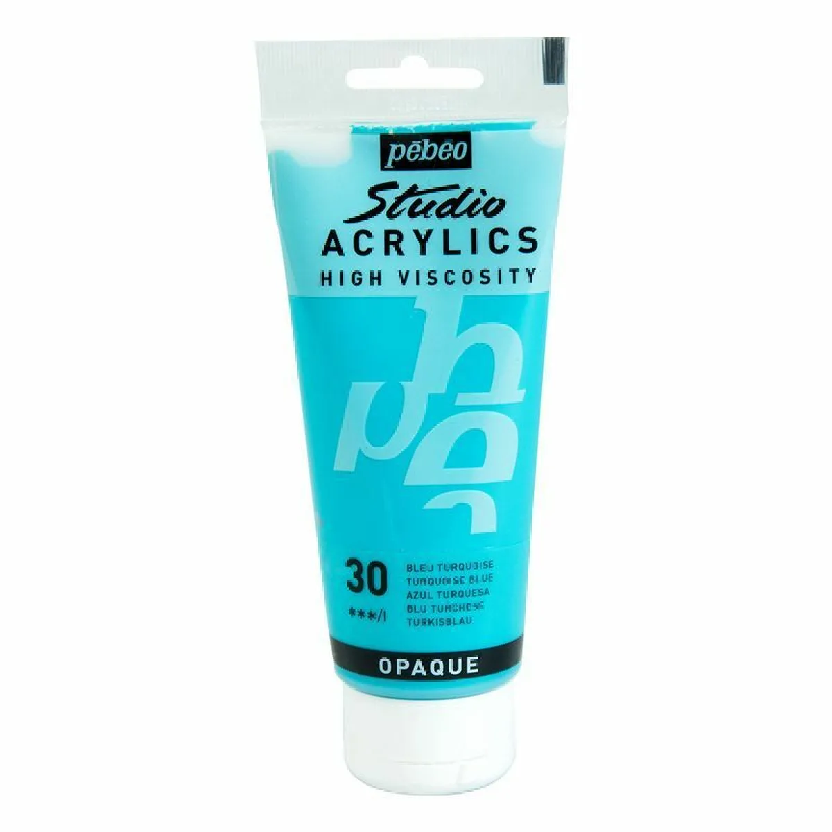 Peinture acrylique opaque - bleu turquoise - 100 ml 837030