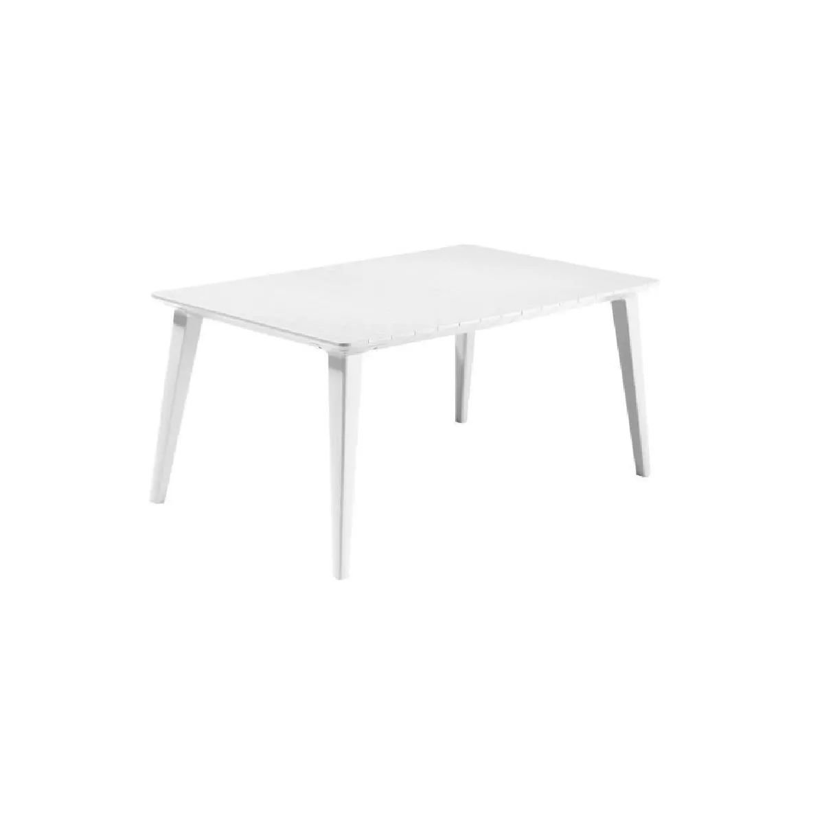 Table de jardin rectangulaire 160cm en résine 6 personnes Lima Allibert by KETER - vue 2