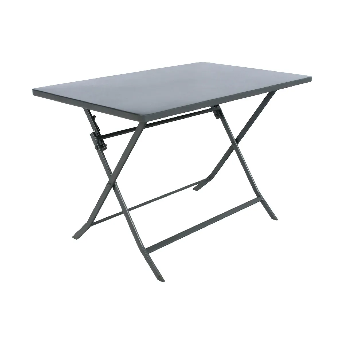 HESPERIDE Table pliante rectangulaire Greensboro - 4 Places - Graphite