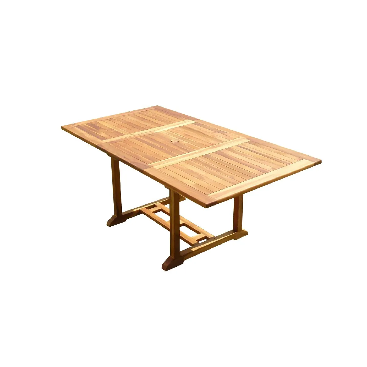 C& jardin Table de jardin teck - vue 2