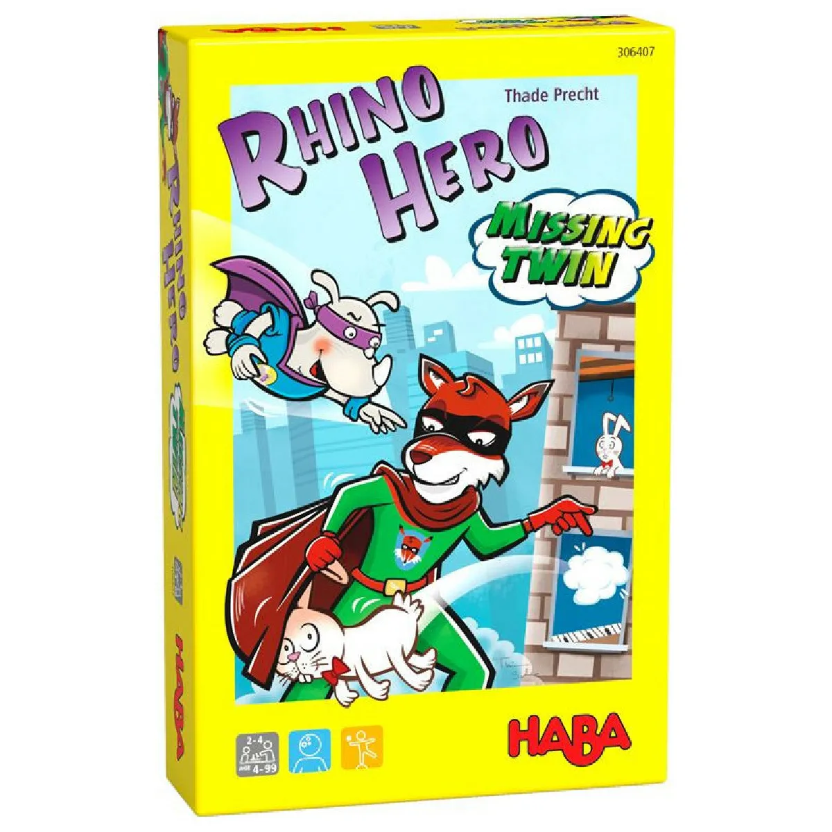 HABA  jeu de soci&eacute;t&eacute; enfant Rhino Hero