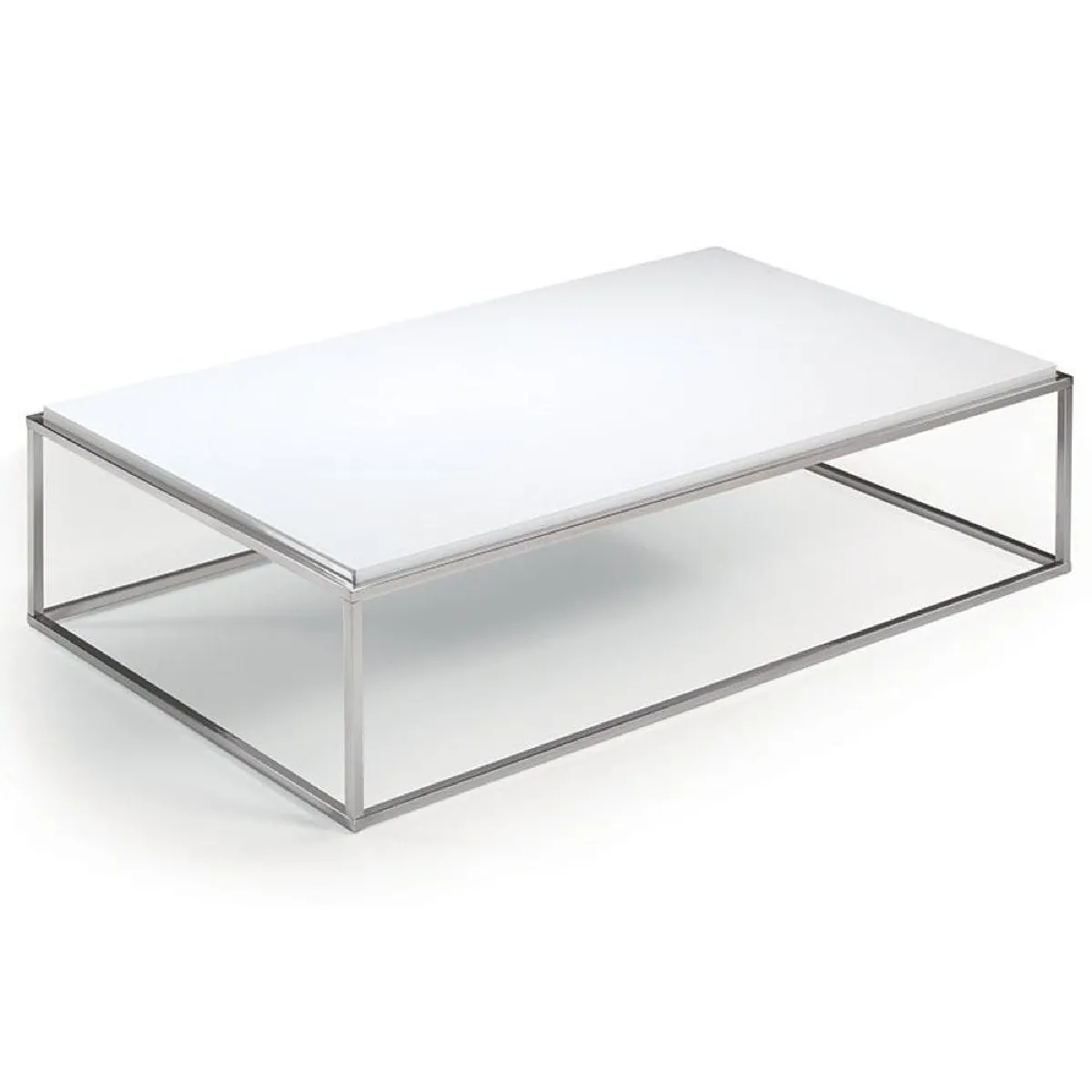 Meilleurs prix pour Table Basse Rectangle - Blanc Mat
