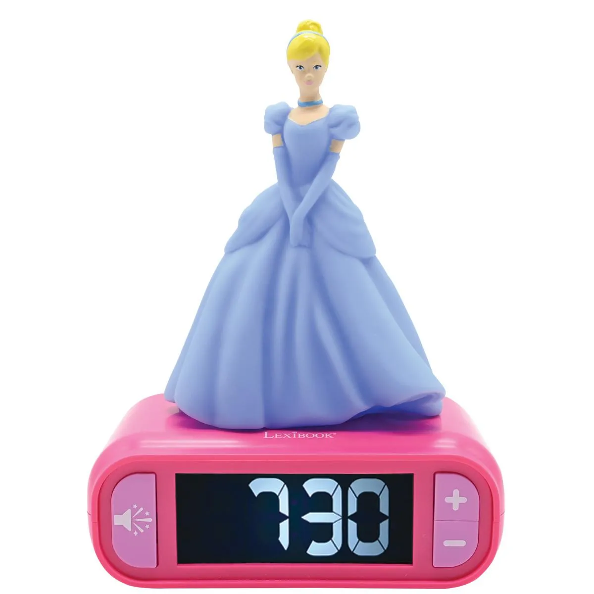 Réveil Cendrillon avec effets sonores féériques et éclairage temporaire Neuf