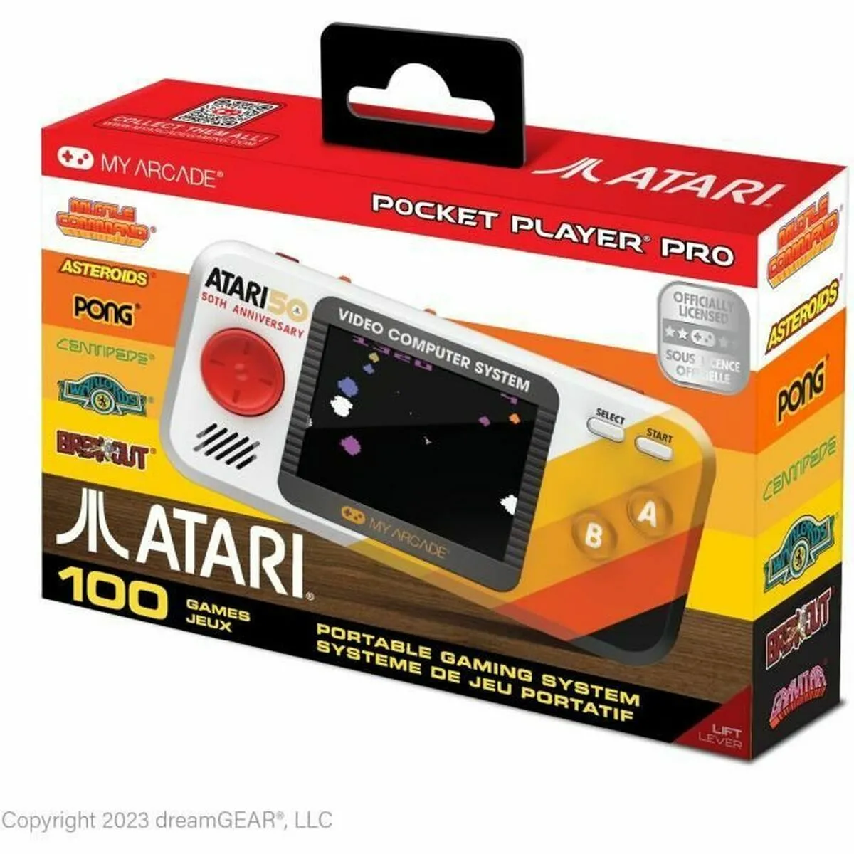My Arcade Multicolore Atari Pocket Player Pro Console De Jeux Portables 6,98 Cm (2.75 ) - Neuf - Image 4