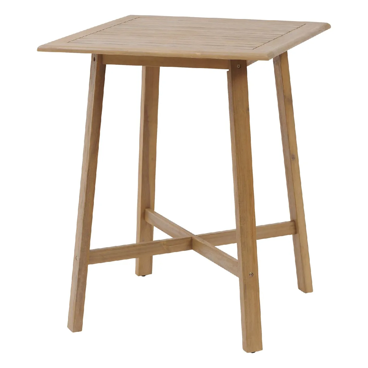 Table de jardin haute Tiwi en acacia 4 Places