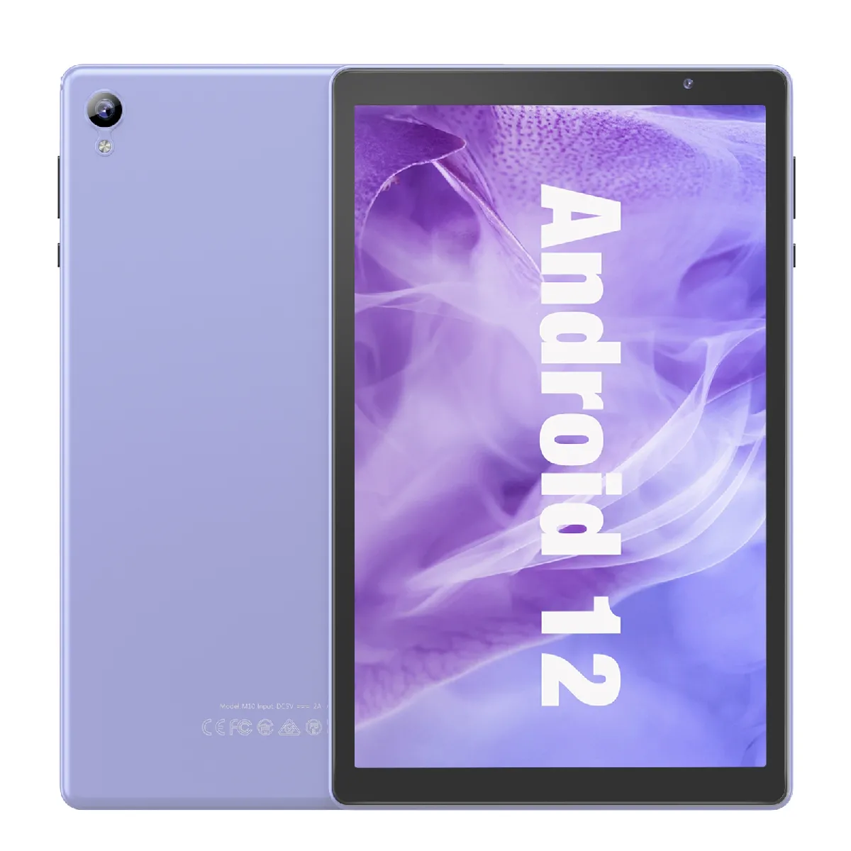 Non Communiqué Violet Tablette Android 12 Quad Core 10 Pouces Wifi Bluetooth 2Gb + 32Gb + Sd 64Go Yonis - Image 3