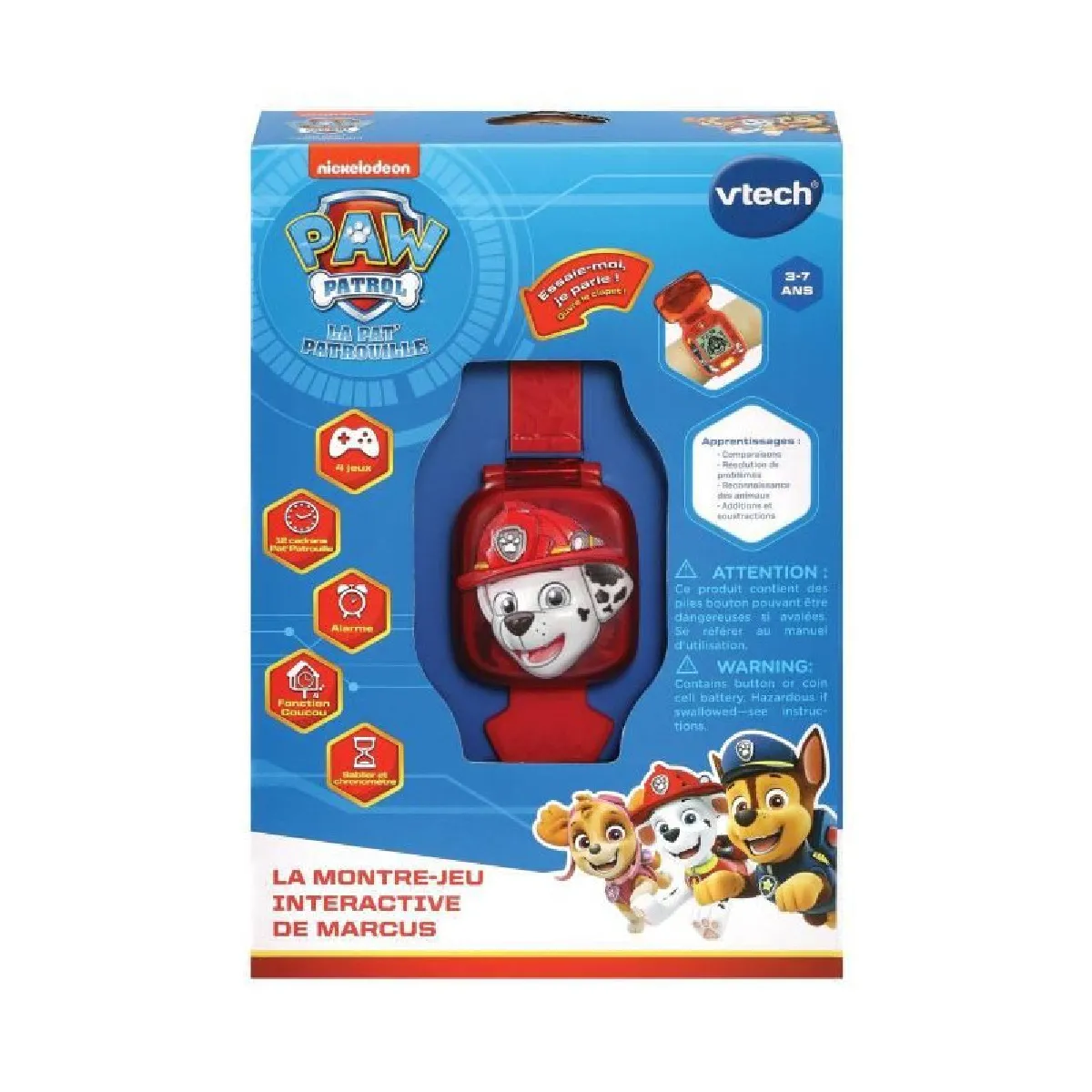 VTECH Pat Patrouille Montre-Jouet Console jeu vidéo Rue du