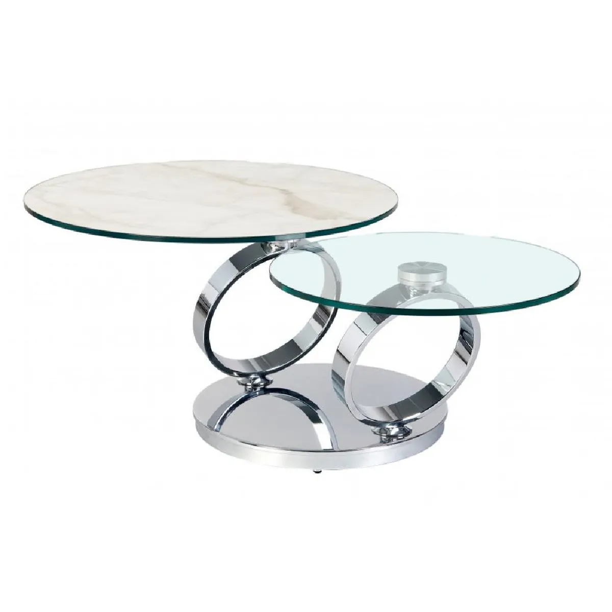 Comparer les prix de Inside 75 OLYMPE Table Basse Modulable