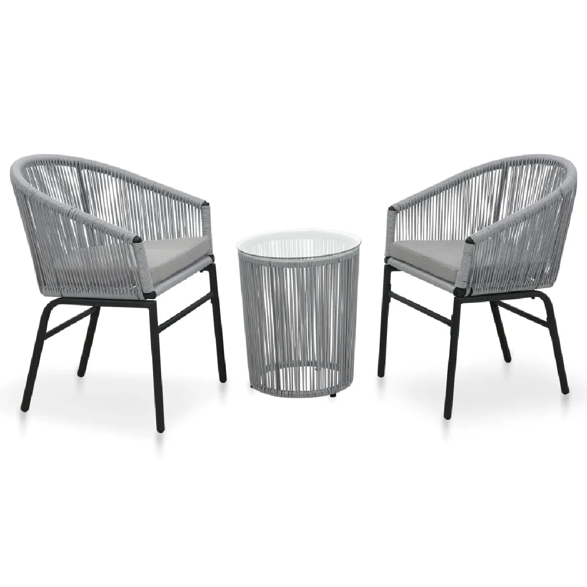 vidaXL Bistro Set 3 pcs