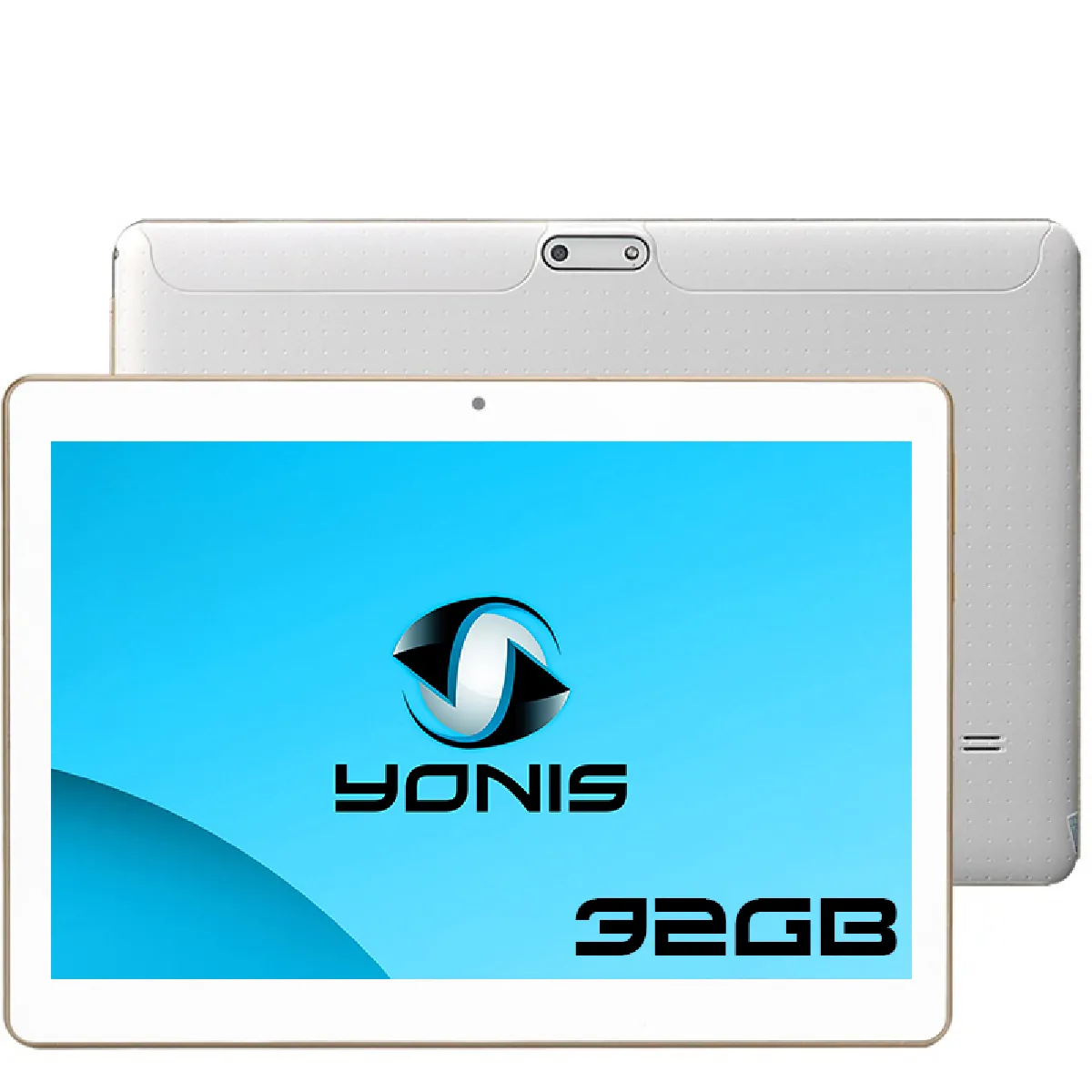 YONIS Tablette Tactile Android Lollipop 4G Quad Core 32 Go Double Sim 9.6 Pouces Blanc -  